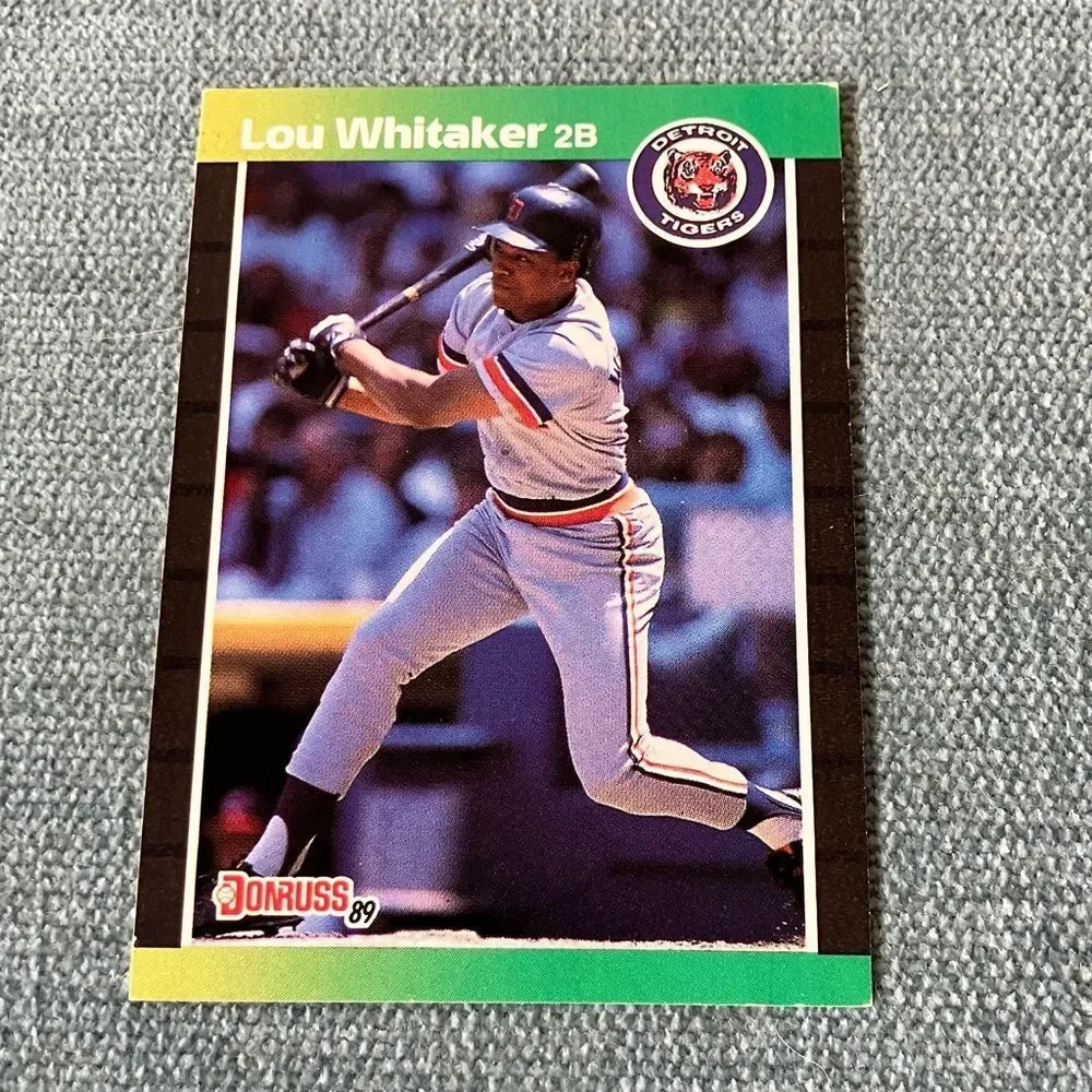1989 Donruss Detroit Tigers Baseball Card Trading Card